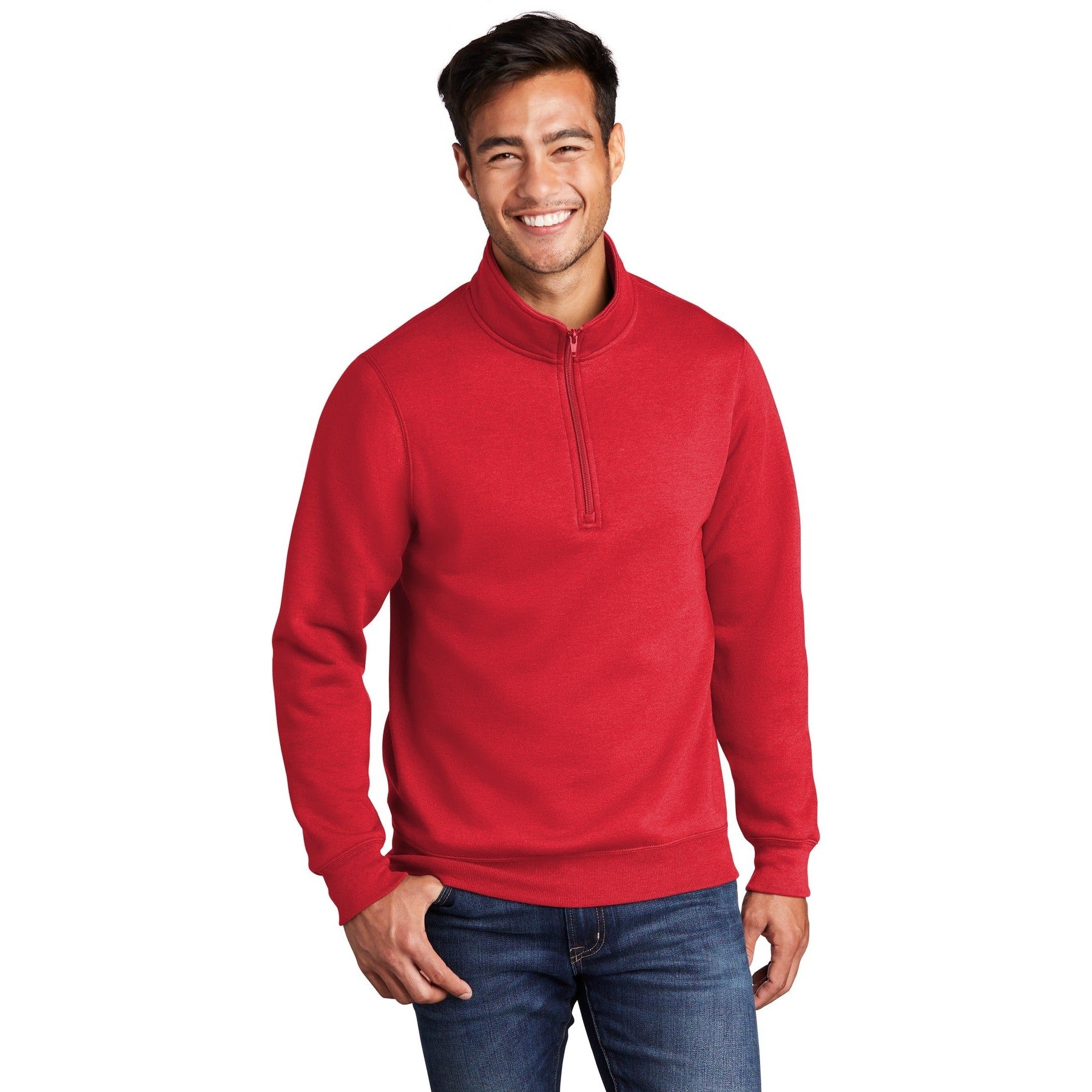 Port & Company-Port & Company ® Core Fleece 1/4-Zip Pullover Sweatshirt PC78Q-MedTech-10